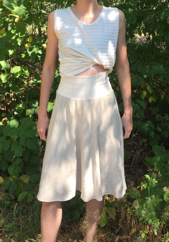 Rock Leinen Baumwolle